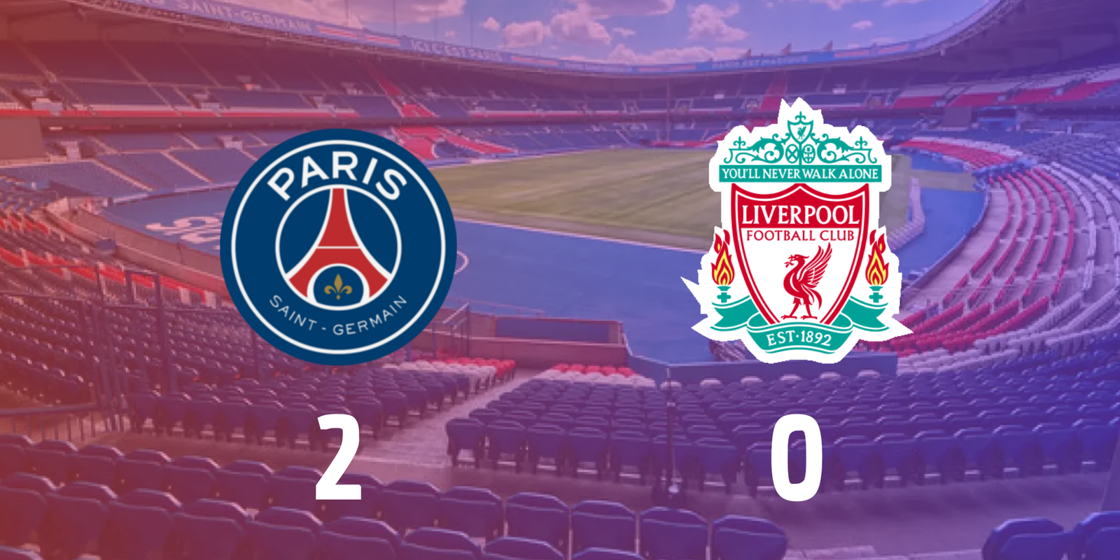 PSG 2-0 Liverpool