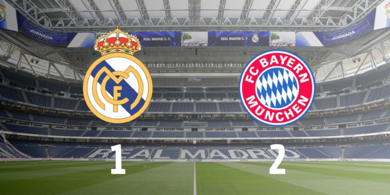 Real Madrid 1-2 Bayern Munchen